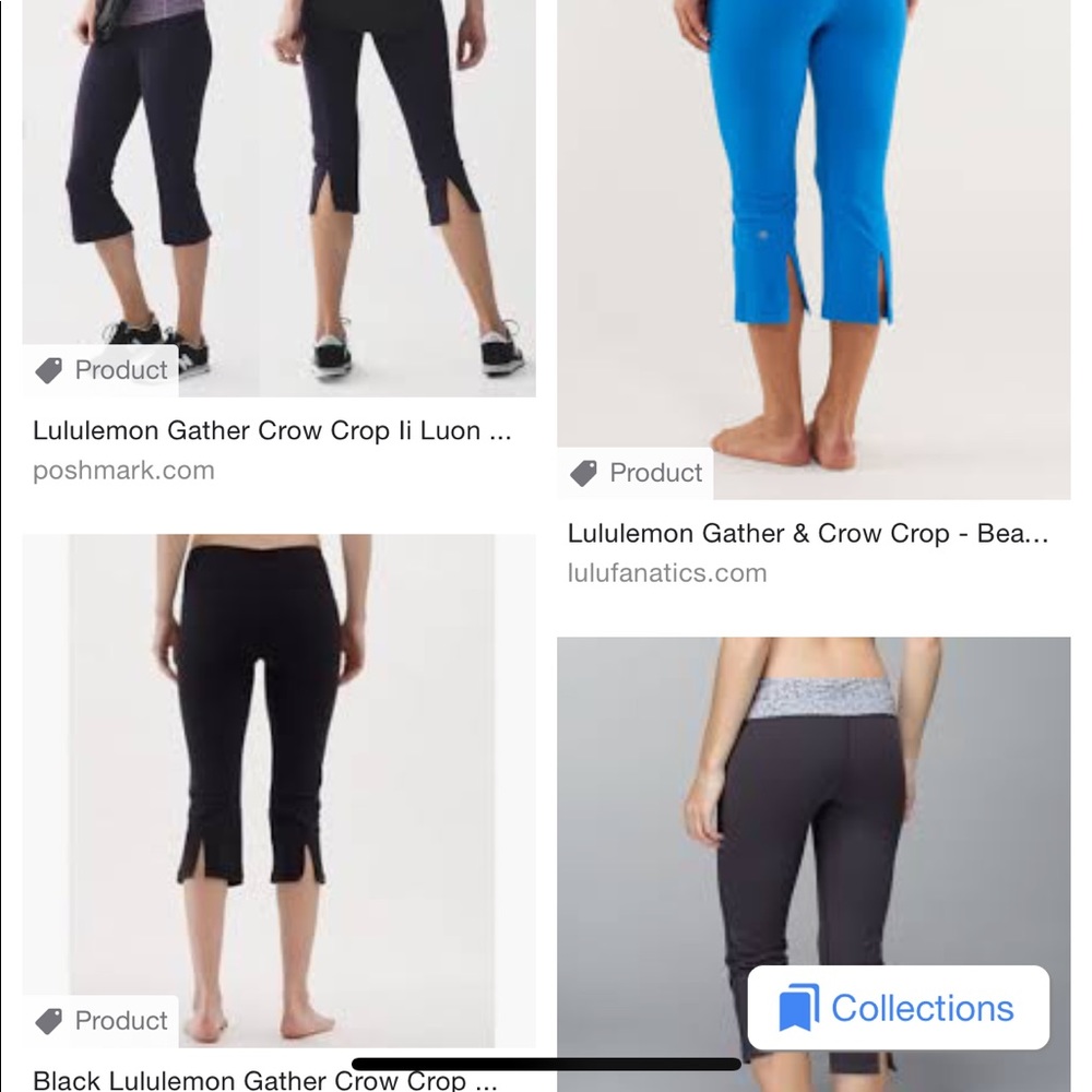 Lululemon Gather and Crow Crop size 4